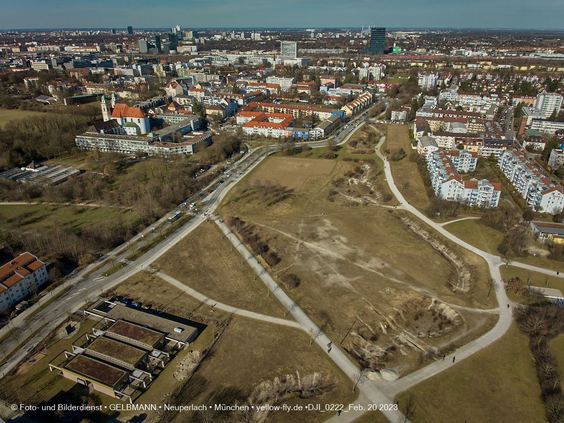 20.02.2023 -  der verschwundene Hachinger Bach in Neuperlach und Berg am Laim